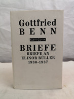 Briefe An Elinor Büller 1930-1937. - Lyrik & Essays