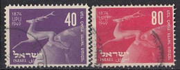 ISRAEL 28-29,used,falc Hinged - Gebruikt (zonder Tabs)