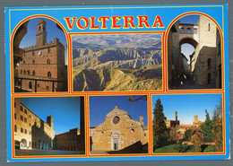 Delcampe - °°° Cartolina - Volterra Vedute Viaggiata °°° - Pisa