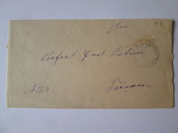 Roumanie:Focșani-Panciu Comte De Putna Lettre Prefet 1908/Romania:Focșani-Panciu,Putna County Prefect Letter 1908 - Covers & Documents