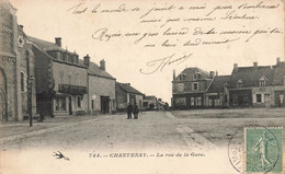 Chantenay * La Rue De La Gare * Débitant Vins En Gros - Autres & Non Classés