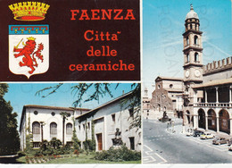 CARTOLINA  FAENZA,EMILIA ROMAGNA-CITTA DELLE CERAMICHE-STORIA,MEMORIA,CULTURA,RELIGIONE,BELLA ITALIA,VIAGGIATA 1968 - Faenza