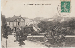 (51) ESTERNAY . Vue Générale ( Pub Quinquina FOUREY / Café De La Gare ) - Esternay