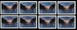 DJIBOUTI 2023 - SET 2 X 4V (REG & OVERPRINT) - BATS BAT CHAUVE-SOURIS CHAUVES - PANDEMIC COVID-19 CORONAVIRUS - MNH - Bats