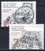 UNO GENF 1986 Mi-Nr. 143/44 O Used - Aus Abo - Used Stamps