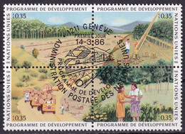 UNO GENF 1986 Mi-Nr. 138/41 O Used - Aus Abo - Oblitérés