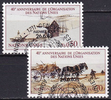 UNO GENF 1985 Mi-Nr. 133/34 O Used - Aus Abo - Used Stamps