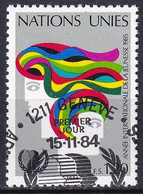 UNO GENF 1984 Mi-Nr. 126 O Used - Aus Abo - Used Stamps