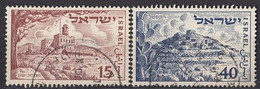 ISRAEL 57-58,used,falc Hinged - Used Stamps (without Tabs)