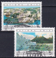 UNO GENF 1984 Mi-Nr. 122/23 O Used - Aus Abo - Used Stamps