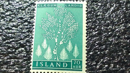 ISLAND-1950- 1960        70AUR   UNUSED - Unused Stamps