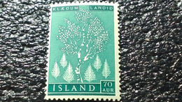 ISLAND-1950- 1960        70AUR   UNUSED - Unused Stamps