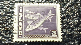 ISLAND-1940 1950       3AUR   USED - Oblitérés