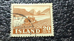 ISLAND-1940 1950       20AUR   USED - Gebruikt