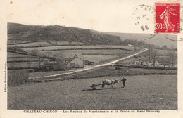 Château Chinon * Les Roches De Montsaunin Et La Route Du Mont Beuvray * Attelage Boeufs * Agriculture - Chateau Chinon