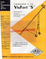 92- COLOMBES- PROSPECTUS PUBLICITE VISFORT S ELEVATEUR A VIS OMAC-AGRICULTURE 32 RUE GENERAL CREMER-TARIFS - Landwirtschaft