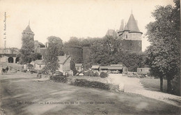 Pornic * Le Château , Vu De La Route De Ste Marie * Café - Pornic