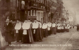 Belgique, Funérailles Nationales Du Cardinal Mercier, Bruxelles, Le 28 Janvier 1926 , Photo Véritable - Berühmte Personen