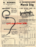 27- LE NEUBOURG- RARE PROSPECTUS PUBLICITE CHARRUE CHARRUES BONNEL-MOTOCULTURE AGRICULTURE-TRACTEUR CULTIVATEUR - Landwirtschaft