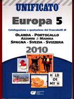 ITALIA - 2010 - Catalogo Unificato Europa 5 - Olanda, Portogallo, Spagna, Svezia, Svizzera - Italia