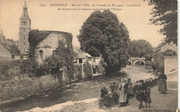 Quimperlé * Vue Sur L'ellé * Le Chemin Du Min Guen * Le Clocher De Ste Croix Et L'ancien Pigeonnier De L'abbaye - Quimperlé