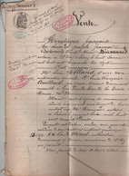 Vente 1877 Rolland Couilloud Tisseurs Lyon Morel Arcisse - Manoscritti
