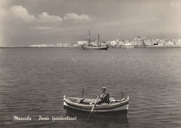 Cartolina - Postcard / Viaggiata - Sent  /  Marsala - Porto.  ( Gran Formato ) Viaggiata 1952 - Marsala