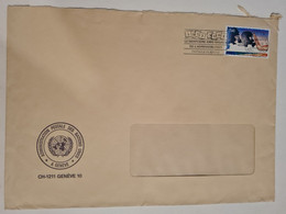 Lettre NATIONS UNIES GENEVE 40e Anniversaire De L'administration Postale De L'ONU - Lettres & Documents