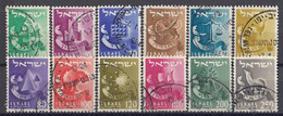 ISRAEL 119-130,used,falc Hinged - Used Stamps (without Tabs)