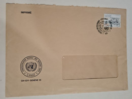 Lettre NATIONS UNIES GENEVE Administration Postale La Philatélie Passe Temps Internationale - Covers & Documents