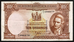 Nuova Zelanda NEW ZEALAND 10 Shillings 1940 PICK#158a LOTTO 2947 - New Zealand
