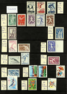 SPORTS ON STAMPS A World Collection In Albums, With Mint (incl. Never Hinged) And Used Issues, Few Covers Incl. Signed E - Other & Unclassified