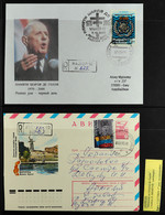 HOMAGE TO GENERAL DE GAULLE 1990's-2000's All Different Collection Of RUSSIAN AREAS Special Covers (and A Few Special Ca - Sonstige & Ohne Zuordnung
