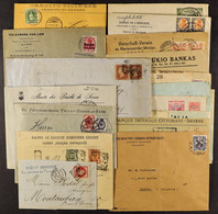 INTERESTING OLD WORLD COVERS ACCUMULATION Largely 1900's-30's Commercial Mail Incl. Some Earlier (plus A Few Fronts), In - Other & Unclassified