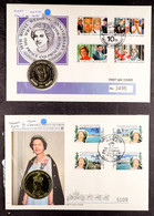 COIN COVERS An Album Of Commonwealth Royalty Editions, Incl. Wedding, Accession, Golden Jubilee, Diana, Queen Mother Etc - Andere & Zonder Classificatie
