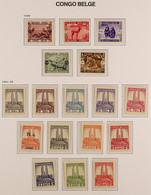 BELGIAN CONGO 1939-60 A Complete Basic Run Of Stamps (COB 209/371 & TX73/84). Nearly All Never Hinged Mint,  Incl. 1939  - Autres & Non Classés