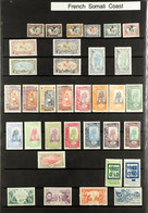 FRENCH SOMALI COAST 1902-63 Mint Collection Incl. 1931 Exhibition Set, 1938-40 Pictorial Set, Airs To 500f, Etc. (+/- 17 - Sonstige & Ohne Zuordnung