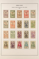 SOMALI COAST 1943 'France Libre' Overprinted Set, Yv 204/233, Fine Mint. S.T.C. â‚¬335 In Yv. 2015. (30 Stamps) - Altri & Non Classificati