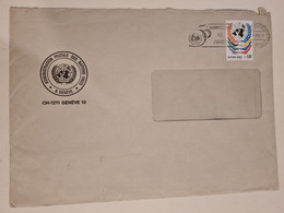 Lettre NATIONS UNIES GENEVE 50e Anniversaire De L'Unicef 1996 - Brieven En Documenten