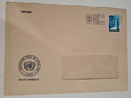 Lettre NATIONS UNIES GENEVE Survie Des Forets - Storia Postale