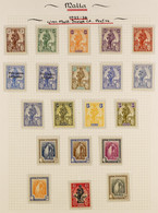 1914-35 MINT COLLECTION Incl. 1904-14 Set To 1s (x7 Incl. All Listed Shades) & 2s6d, 1921-22 Set To 6d, 1922 Self-Govern - Malta (...-1964)