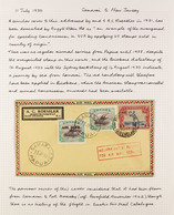 1930-38 AIRMAIL COVERS COLLECTION Incl. 1930 'Roessler' USA Combination, 1932 Port Moresby To Kokoda And Return, 1932 Po - Papua New Guinea