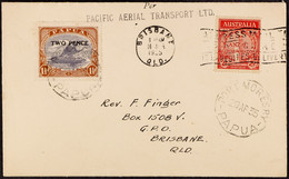 AIRMAIL (15th April) Pacific Aerial Transport, Brisbane To Port Moresby (29th April Arrival) Cover (Eustis P79), Fine. - Papua New Guinea