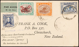 AIRMAIL 1931 (1st May) Salamaua - Port Moresby Cover To New Zealand (Eustis P30), Fine And Only 12 Flown. - Papua New Guinea