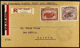 AIRMAIL 1934 (19th December) Port Moresby To Cairns Cover (Eustis P75), Fine. - Papua New Guinea