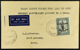 AIRMAIL 1935 (30th August) Ioma To Port Moresby Cover (Eustis P87), Fine. - Papua New Guinea