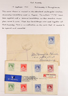 WW2 CENSOR MARKS ON COVERS 1939-41 Collection Written Up On Pages, With Various Types Of Handstamps And Reseal Labels, M - Papua New Guinea