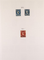 1856-97 USED COLLECTION Incl. 1856 6d (x2, Faults), 1863 1d (4 Margins, Small Faults), 1864-80 Perf 12Â½ 1d (x5 Incl. Al - Sainte-Hélène