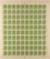 POSTAGE DUE 1972 Set, SG D75/D80, Never Hinged Mint Complete Sheets Of 100, The 1c And 2c With Both Cylinder A And Cylin - Unclassified