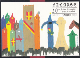 14 - Falaise -  20 ème Salon Cartophile Bas-normand  10 Et 11  Octobre 1998 - Bourses & Salons De Collections